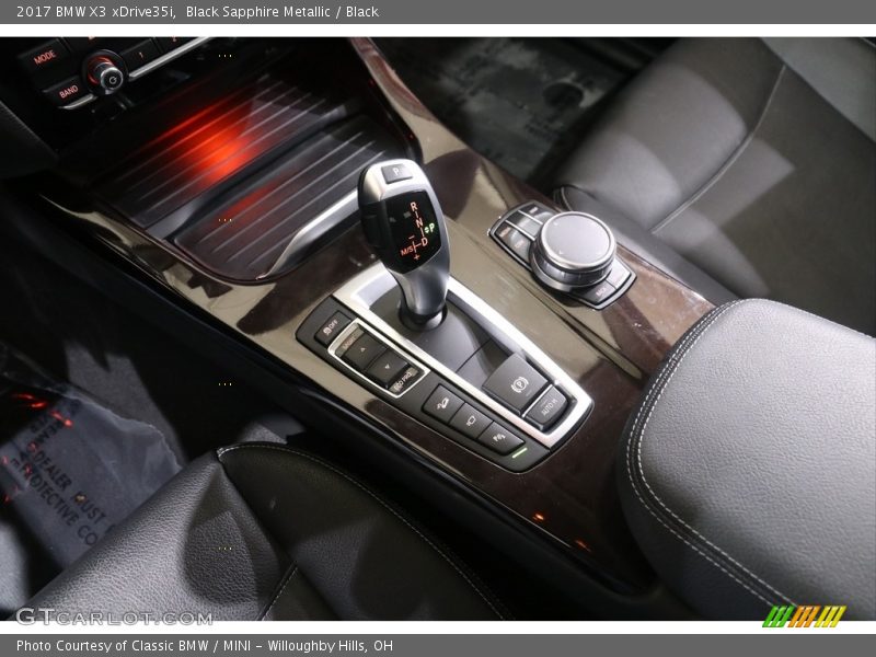 Black Sapphire Metallic / Black 2017 BMW X3 xDrive35i