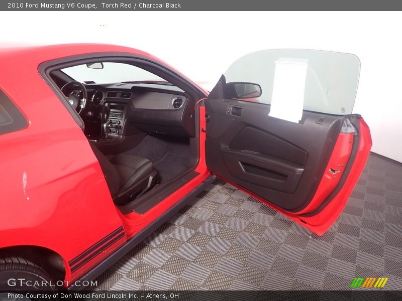 Torch Red / Charcoal Black 2010 Ford Mustang V6 Coupe
