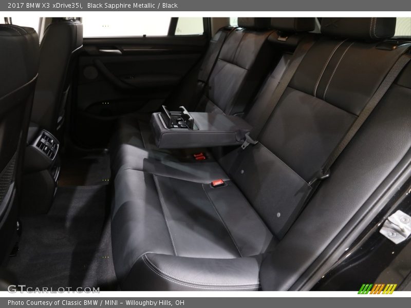 Black Sapphire Metallic / Black 2017 BMW X3 xDrive35i