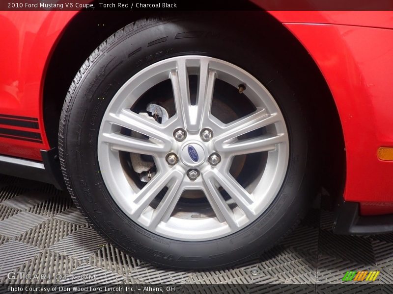 Torch Red / Charcoal Black 2010 Ford Mustang V6 Coupe