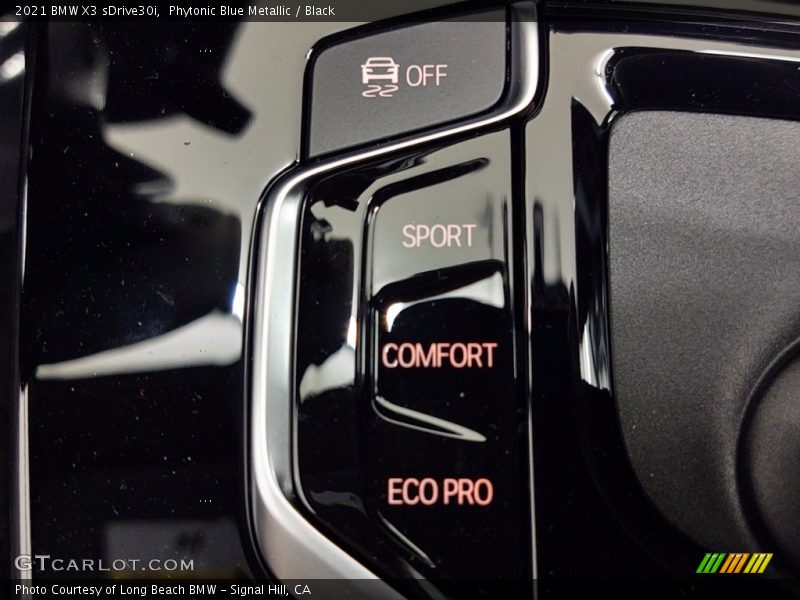 Phytonic Blue Metallic / Black 2021 BMW X3 sDrive30i