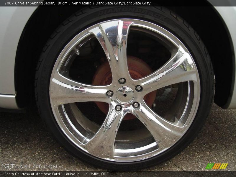 Bright Silver Metallic / Dark Slate Gray/Light Slate Gray 2007 Chrysler Sebring Sedan
