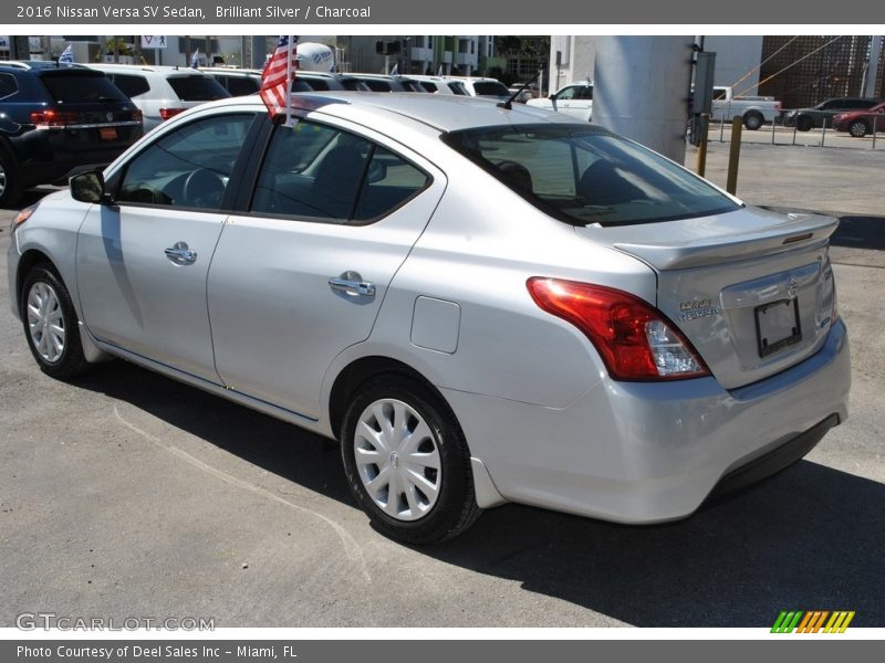 Brilliant Silver / Charcoal 2016 Nissan Versa SV Sedan