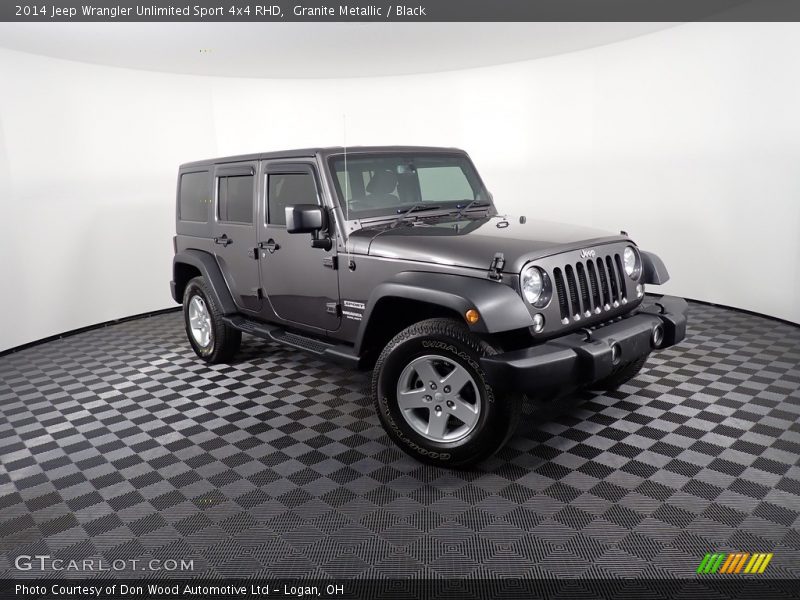 Front 3/4 View of 2014 Wrangler Unlimited Sport 4x4 RHD