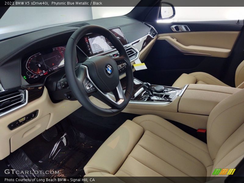Phytonic Blue Metallic / Black 2021 BMW X5 sDrive40i