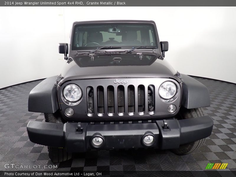 Granite Metallic / Black 2014 Jeep Wrangler Unlimited Sport 4x4 RHD