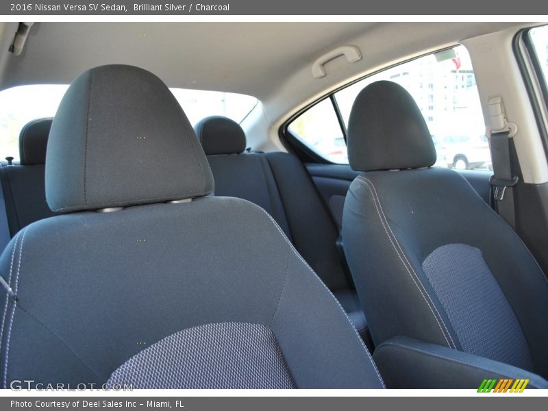 Brilliant Silver / Charcoal 2016 Nissan Versa SV Sedan