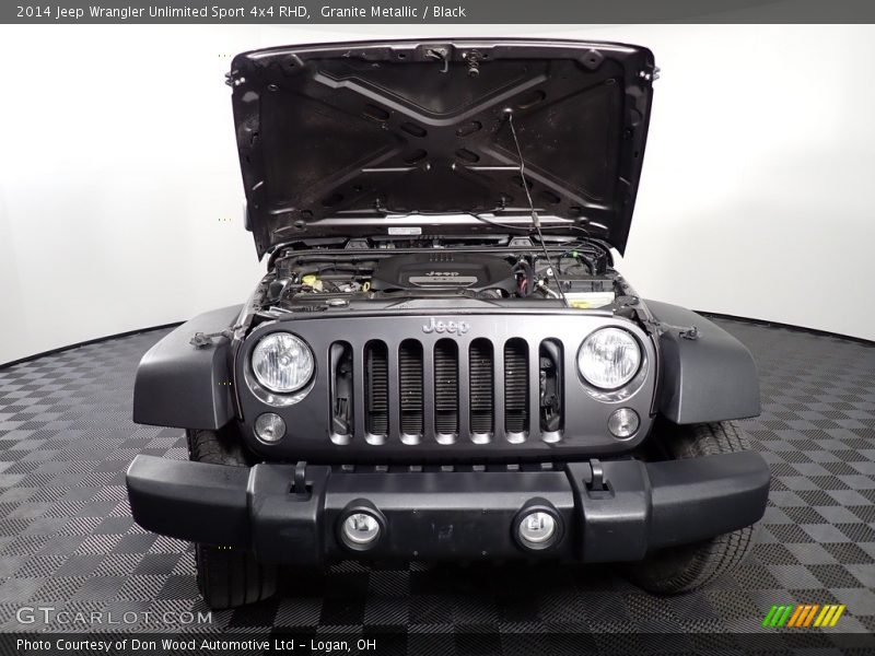 Granite Metallic / Black 2014 Jeep Wrangler Unlimited Sport 4x4 RHD