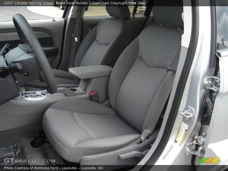 Bright Silver Metallic / Dark Slate Gray/Light Slate Gray 2007 Chrysler Sebring Sedan