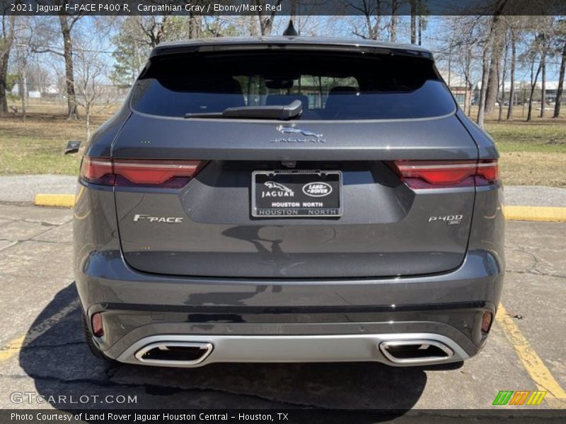 Carpathian Gray / Ebony/Mars Red 2021 Jaguar F-PACE P400 R