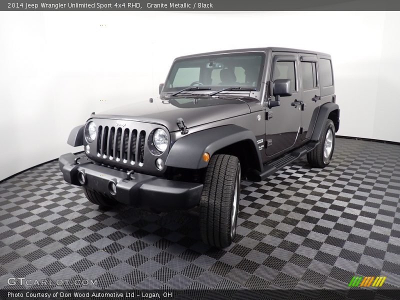 Granite Metallic / Black 2014 Jeep Wrangler Unlimited Sport 4x4 RHD