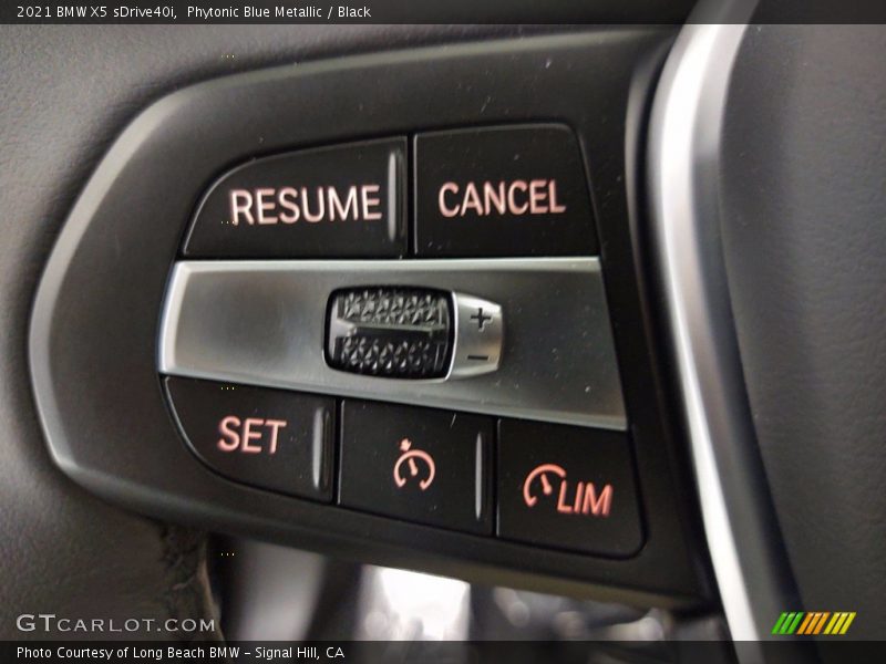 Phytonic Blue Metallic / Black 2021 BMW X5 sDrive40i