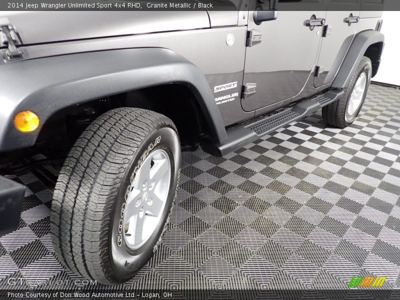 Granite Metallic / Black 2014 Jeep Wrangler Unlimited Sport 4x4 RHD