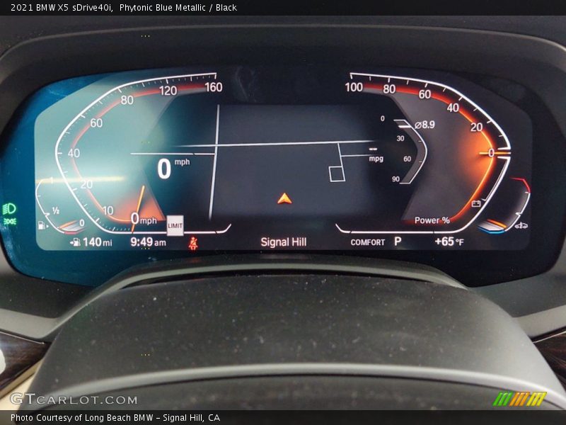 Phytonic Blue Metallic / Black 2021 BMW X5 sDrive40i