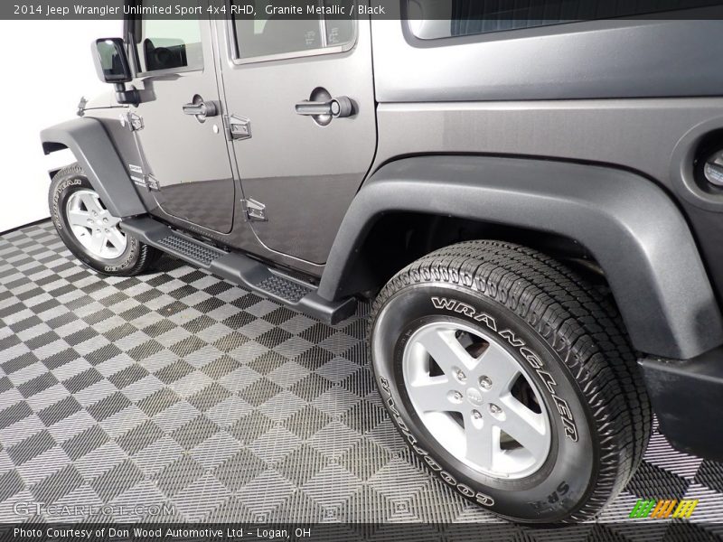 Granite Metallic / Black 2014 Jeep Wrangler Unlimited Sport 4x4 RHD
