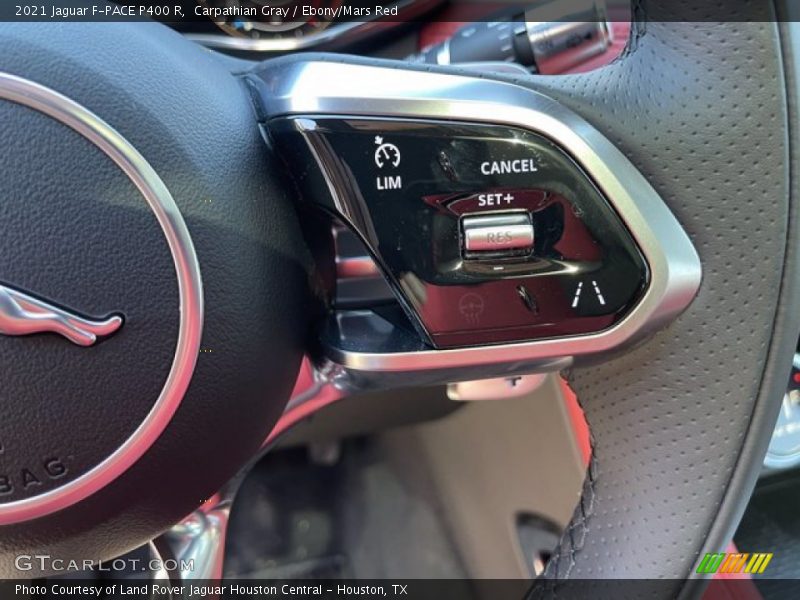 Carpathian Gray / Ebony/Mars Red 2021 Jaguar F-PACE P400 R