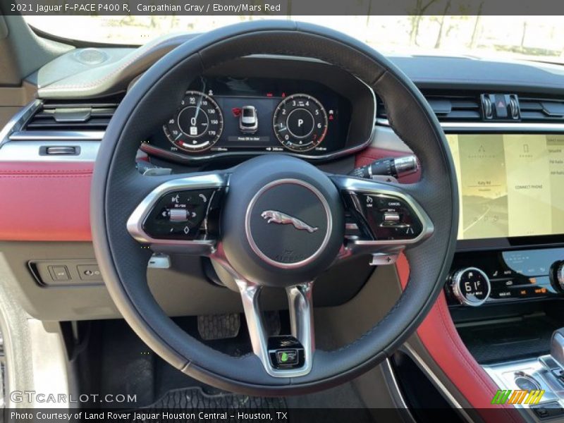 Carpathian Gray / Ebony/Mars Red 2021 Jaguar F-PACE P400 R