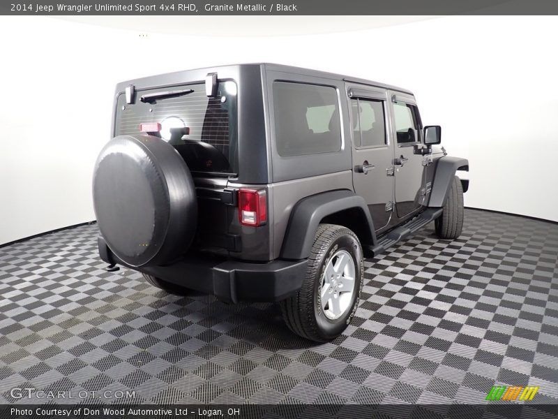 Granite Metallic / Black 2014 Jeep Wrangler Unlimited Sport 4x4 RHD
