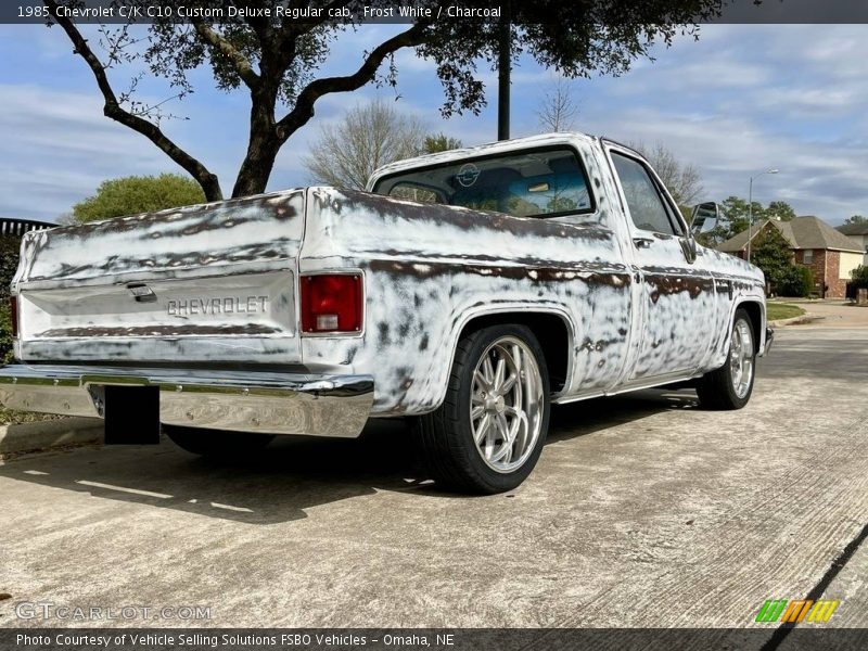Frost White / Charcoal 1985 Chevrolet C/K C10 Custom Deluxe Regular cab