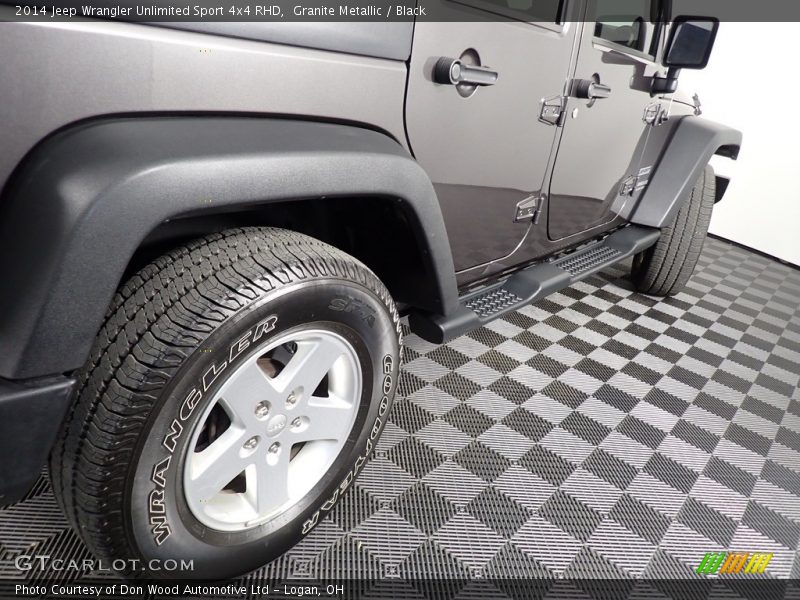 Granite Metallic / Black 2014 Jeep Wrangler Unlimited Sport 4x4 RHD