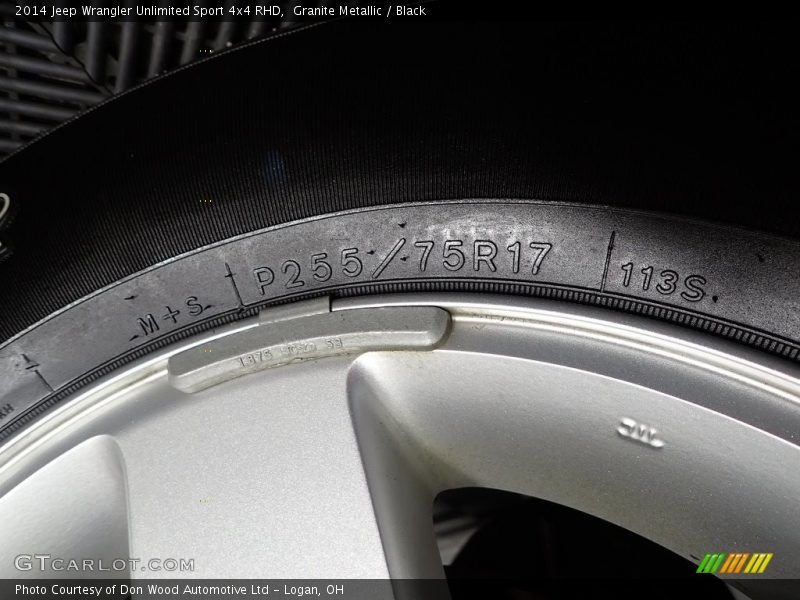 Granite Metallic / Black 2014 Jeep Wrangler Unlimited Sport 4x4 RHD