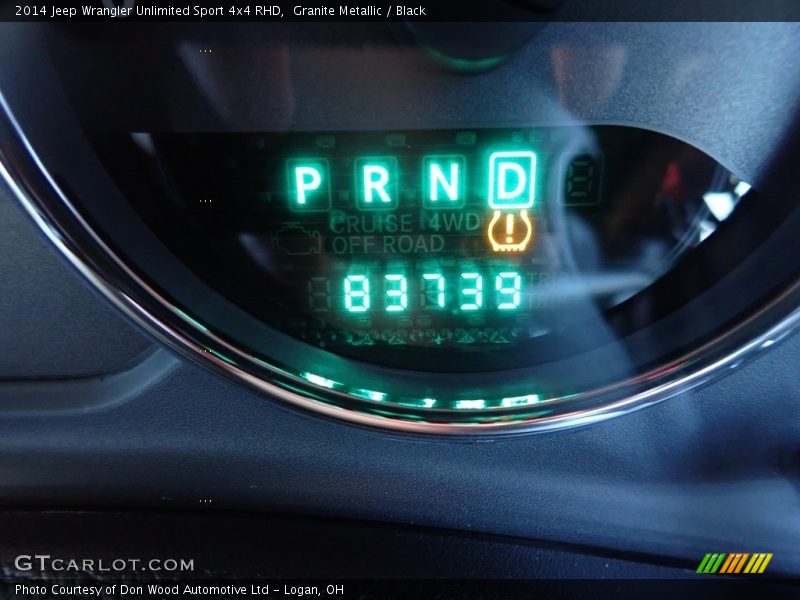 Granite Metallic / Black 2014 Jeep Wrangler Unlimited Sport 4x4 RHD