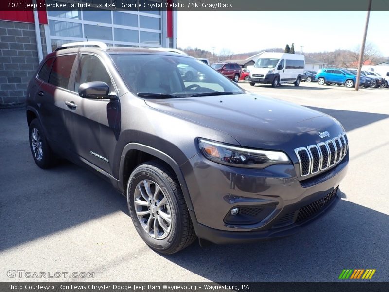 Granite Crystal Metallic / Ski Gray/Black 2021 Jeep Cherokee Latitude Lux 4x4