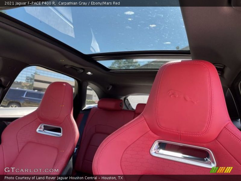 Carpathian Gray / Ebony/Mars Red 2021 Jaguar F-PACE P400 R