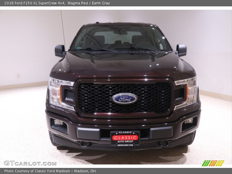 Magma Red / Earth Gray 2018 Ford F150 XL SuperCrew 4x4
