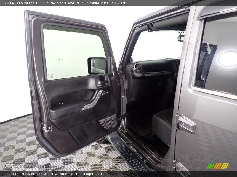 Granite Metallic / Black 2014 Jeep Wrangler Unlimited Sport 4x4 RHD