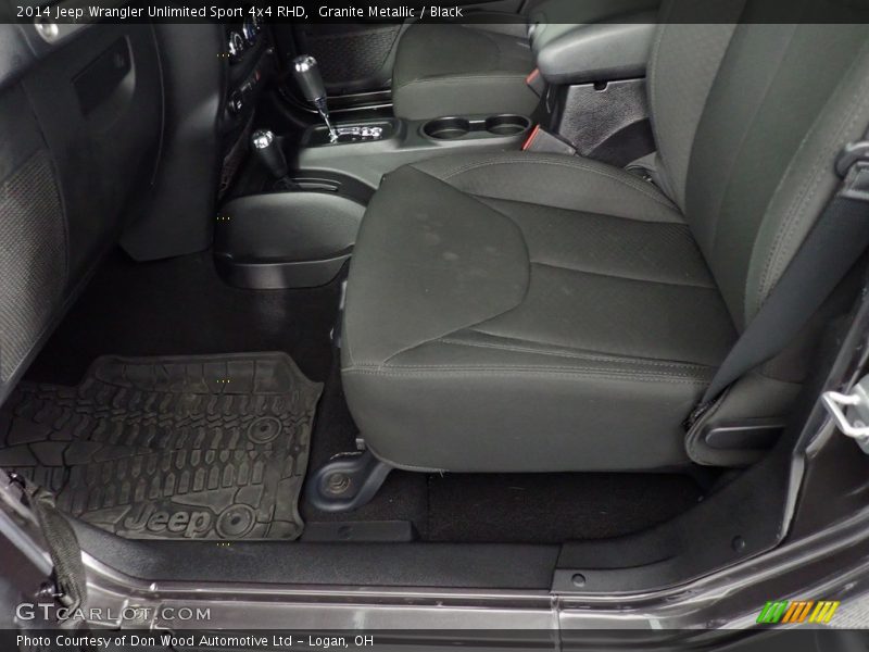 Front Seat of 2014 Wrangler Unlimited Sport 4x4 RHD
