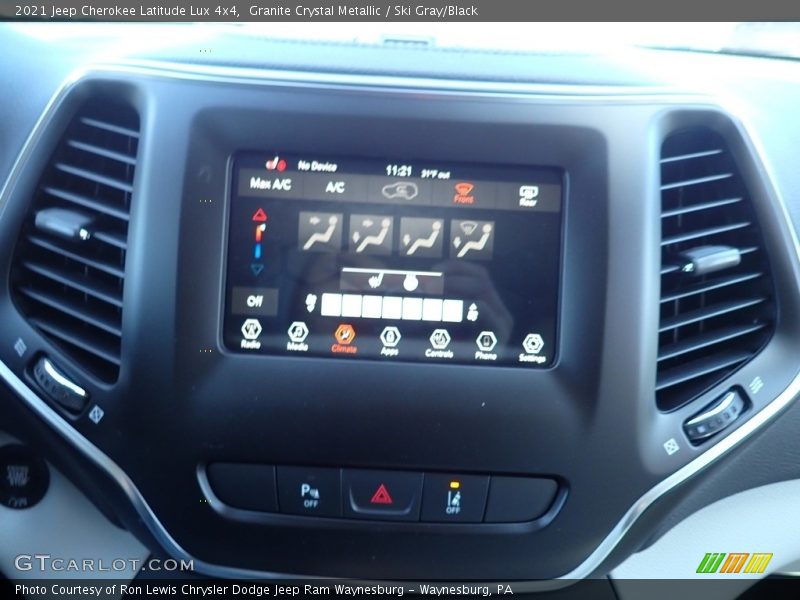 Granite Crystal Metallic / Ski Gray/Black 2021 Jeep Cherokee Latitude Lux 4x4