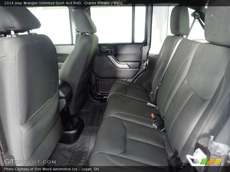 Rear Seat of 2014 Wrangler Unlimited Sport 4x4 RHD