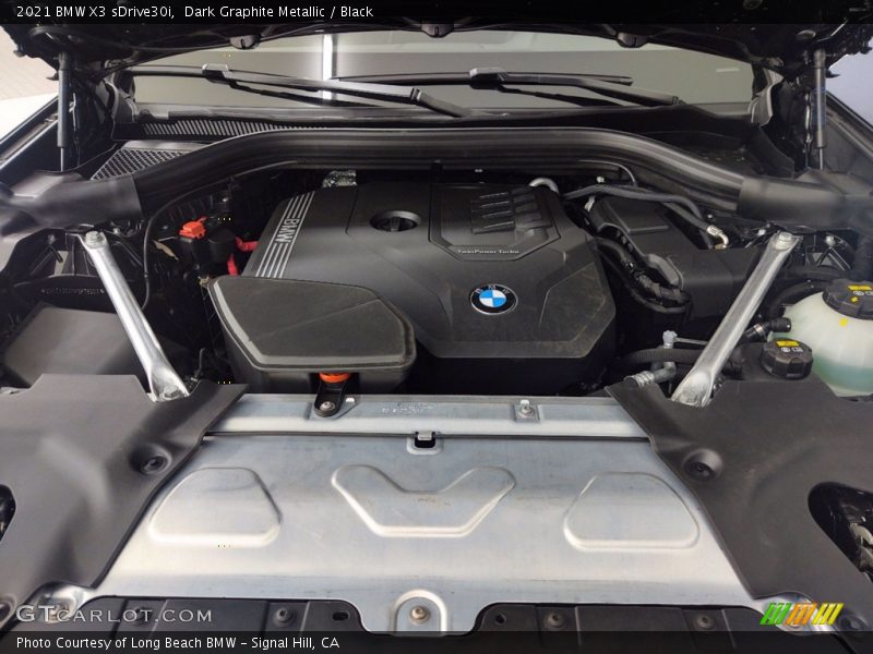 Dark Graphite Metallic / Black 2021 BMW X3 sDrive30i