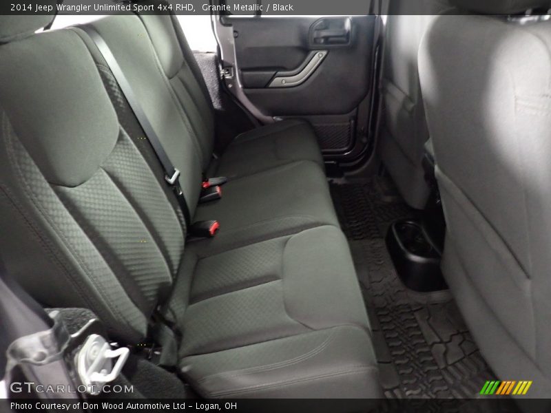 Rear Seat of 2014 Wrangler Unlimited Sport 4x4 RHD