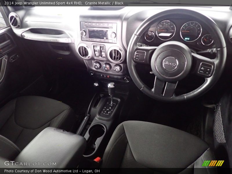 Dashboard of 2014 Wrangler Unlimited Sport 4x4 RHD