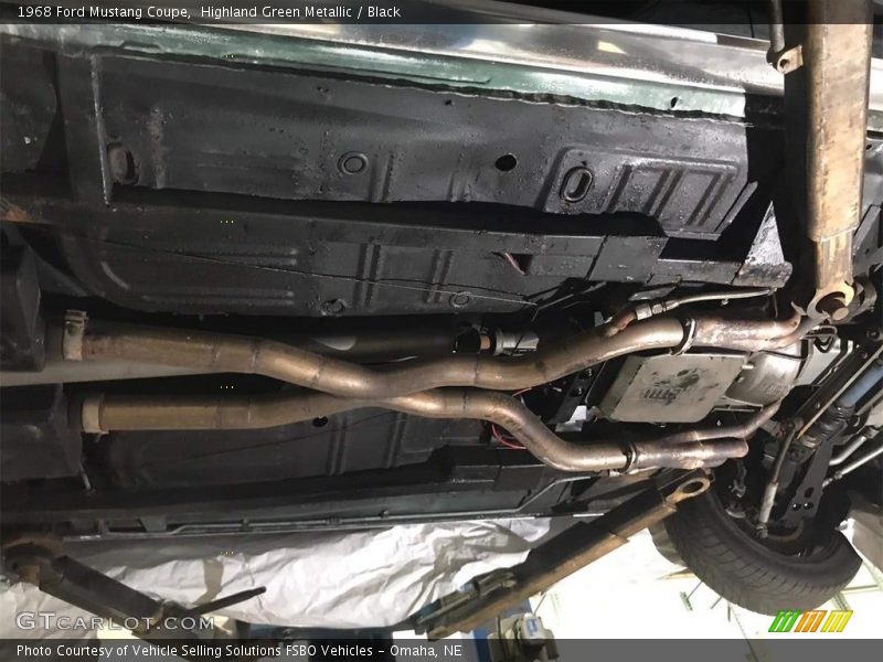 Highland Green Metallic / Black 1968 Ford Mustang Coupe