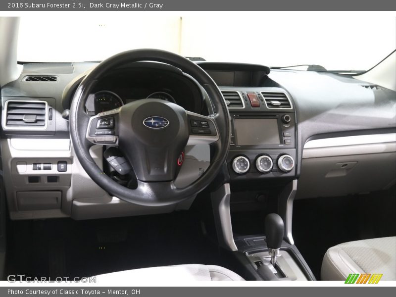 Dark Gray Metallic / Gray 2016 Subaru Forester 2.5i