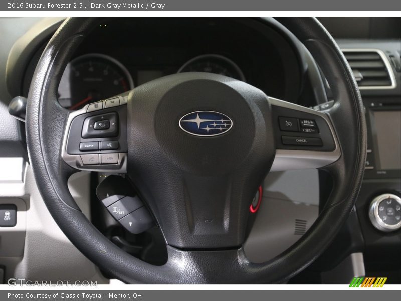 Dark Gray Metallic / Gray 2016 Subaru Forester 2.5i