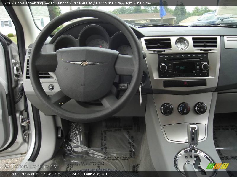 Bright Silver Metallic / Dark Slate Gray/Light Slate Gray 2007 Chrysler Sebring Sedan