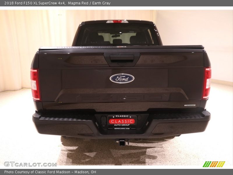 Magma Red / Earth Gray 2018 Ford F150 XL SuperCrew 4x4