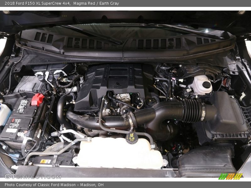 Magma Red / Earth Gray 2018 Ford F150 XL SuperCrew 4x4