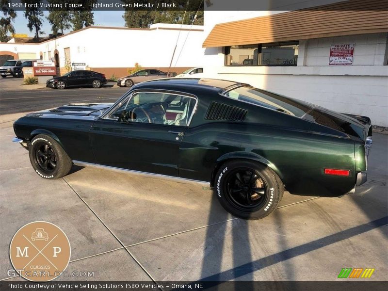 Highland Green Metallic / Black 1968 Ford Mustang Coupe
