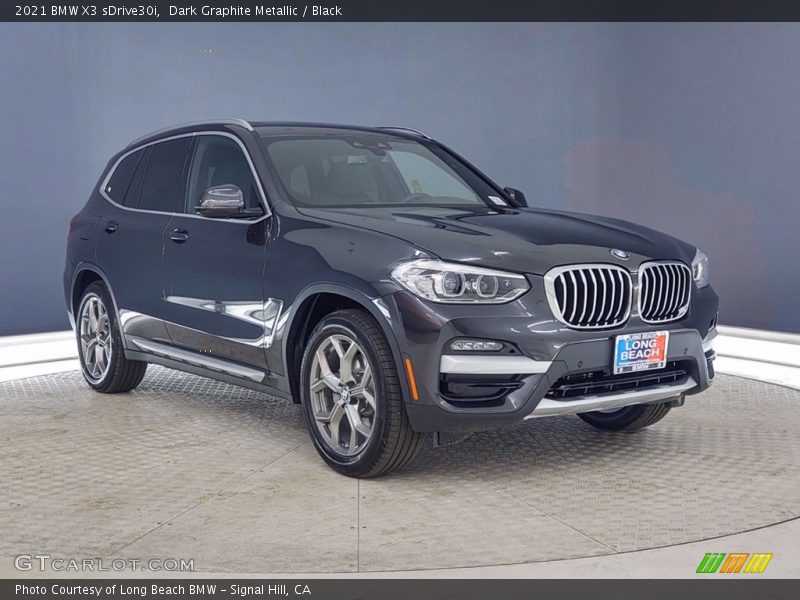 Dark Graphite Metallic / Black 2021 BMW X3 sDrive30i