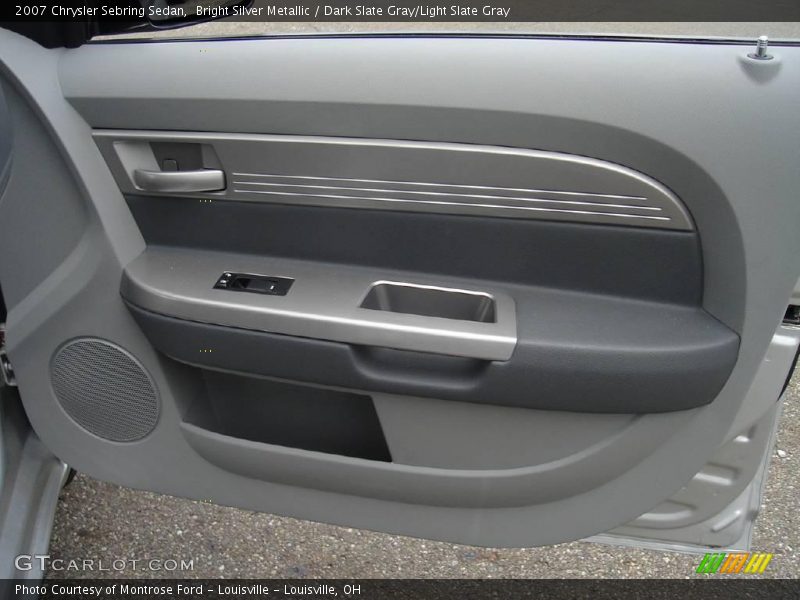 Bright Silver Metallic / Dark Slate Gray/Light Slate Gray 2007 Chrysler Sebring Sedan