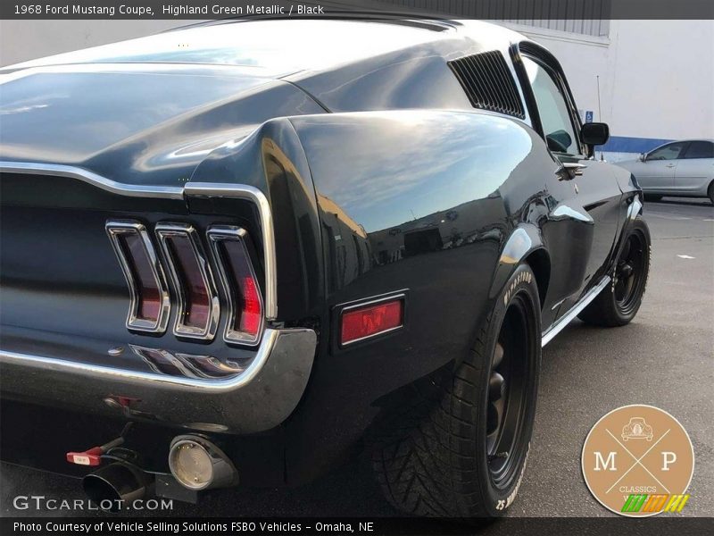 Highland Green Metallic / Black 1968 Ford Mustang Coupe