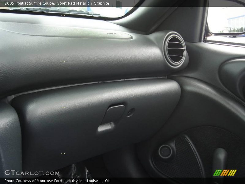 Sport Red Metallic / Graphite 2005 Pontiac Sunfire Coupe