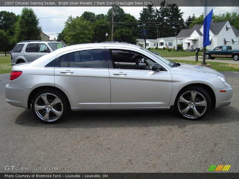 Bright Silver Metallic / Dark Slate Gray/Light Slate Gray 2007 Chrysler Sebring Sedan