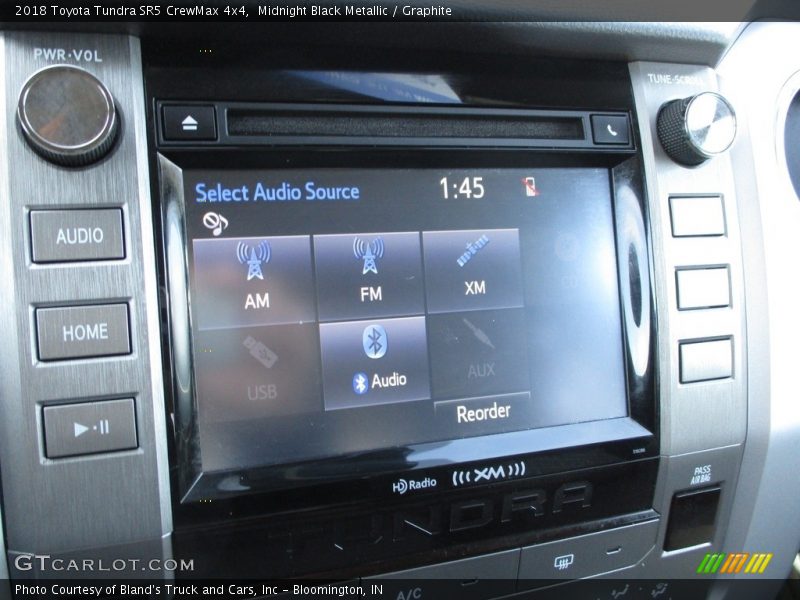 Midnight Black Metallic / Graphite 2018 Toyota Tundra SR5 CrewMax 4x4