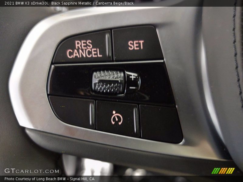 Black Sapphire Metallic / Canberra Beige/Black 2021 BMW X3 sDrive30i